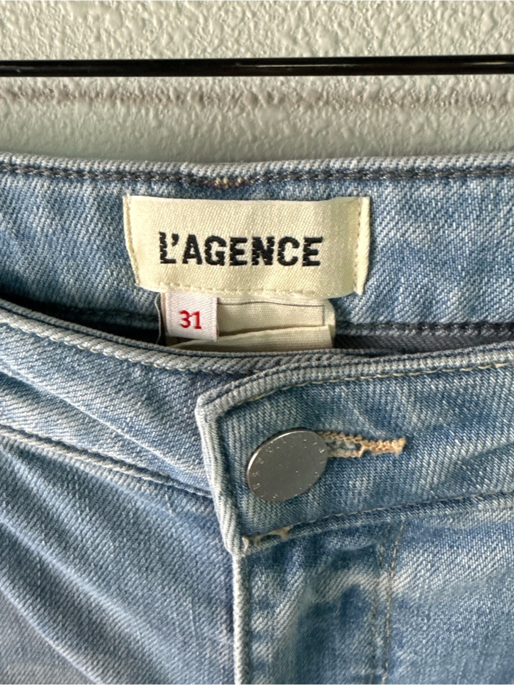 L'AGENCE Monique Ultra High-Rise Skinny Jeans Melrose Denim Women’s Size 31 - Picture 7 of 11